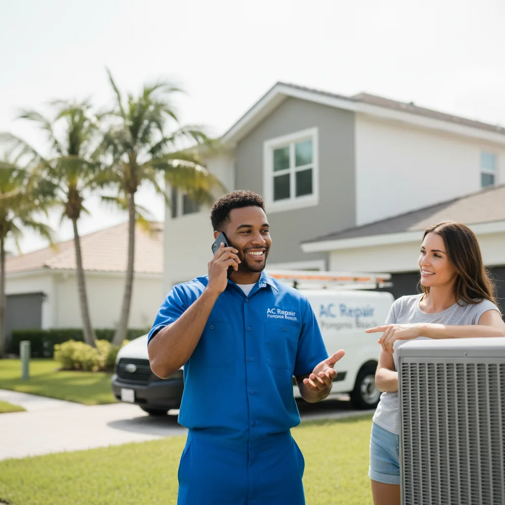AC Repair Pompano Beach customer support in Newcastle